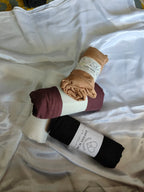 Model Cotton Hijab Cream White