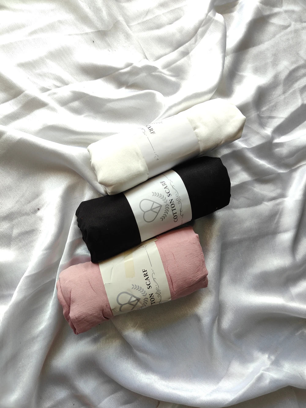 Model Cotton Hijab Dusty Pink