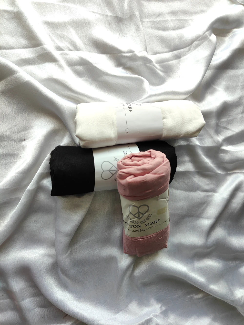Model Cotton Hijab Dusty Pink