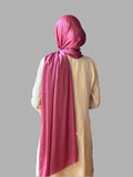 Muna Satin Hijab Rose Pink