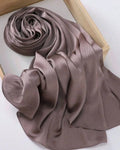 Muna Satin Hijab Soft Taupe