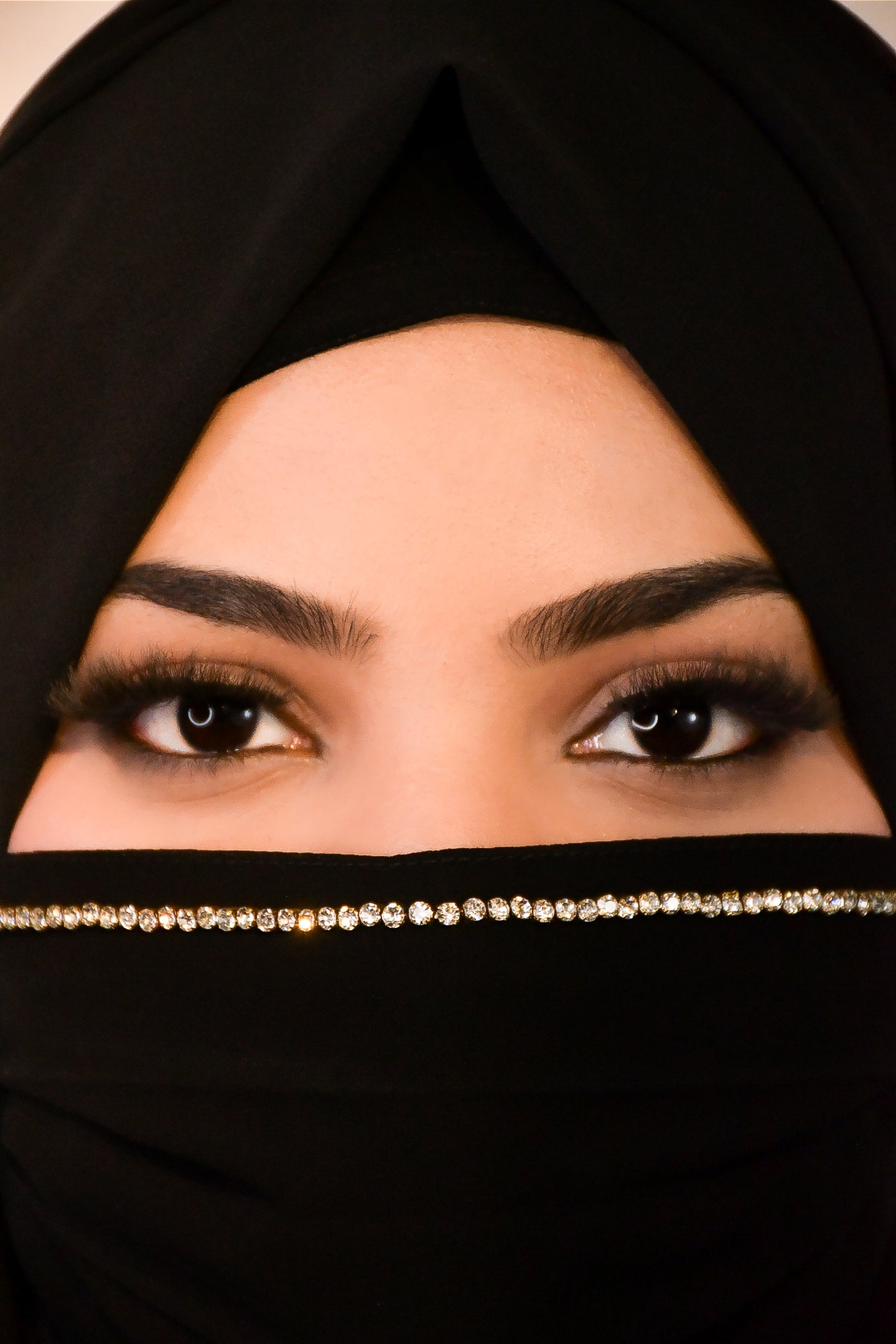 Diamond Handwork Premium Hijab Friendly Mask