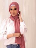 Light Mauve Georgette Hijab