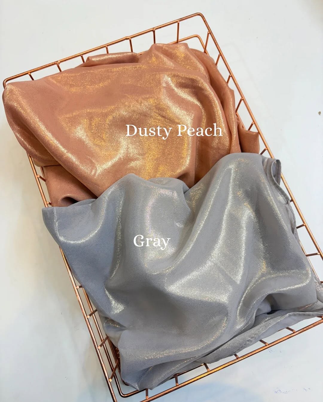 Shimmer chiffon pack of 2