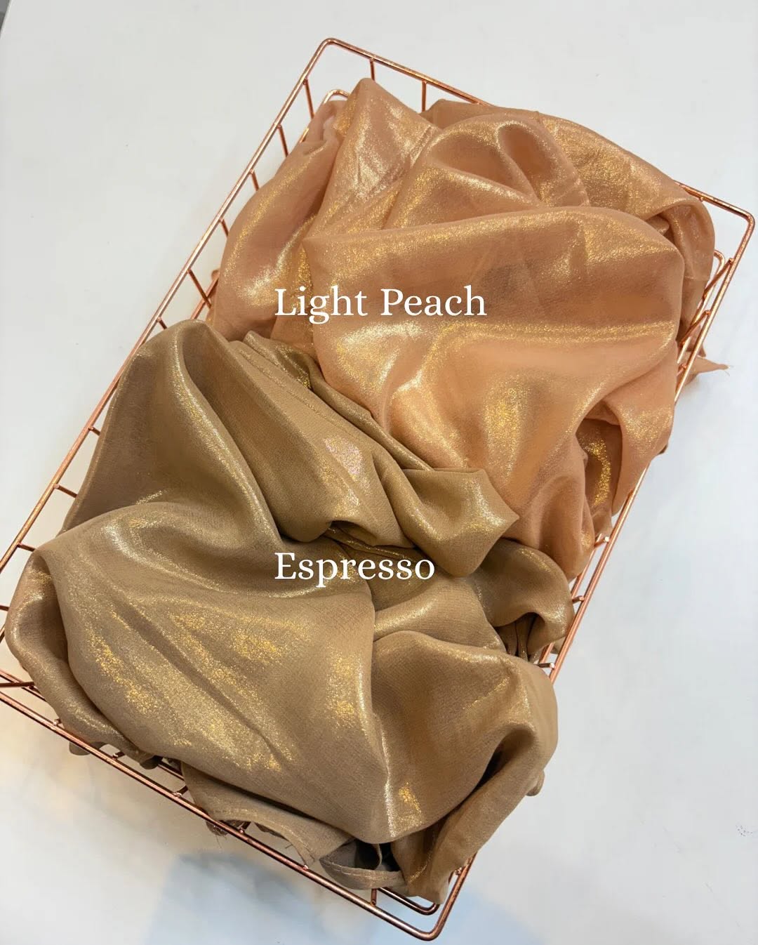 Shimmer chiffon pack of 2