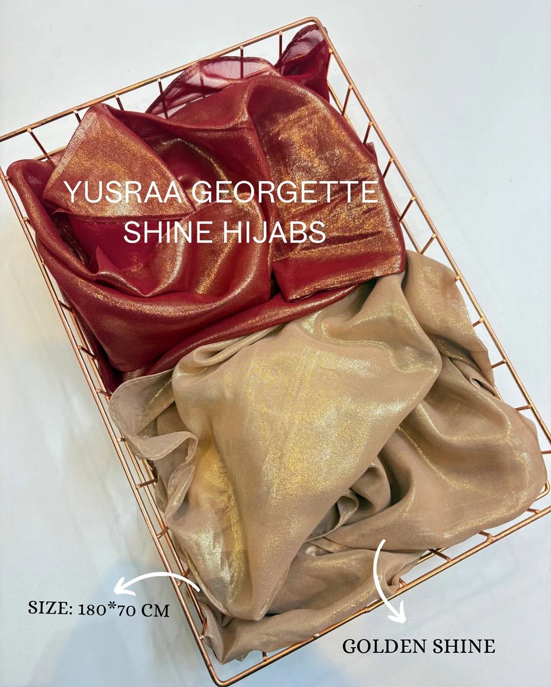 Shimmer Chiffon pack of 2