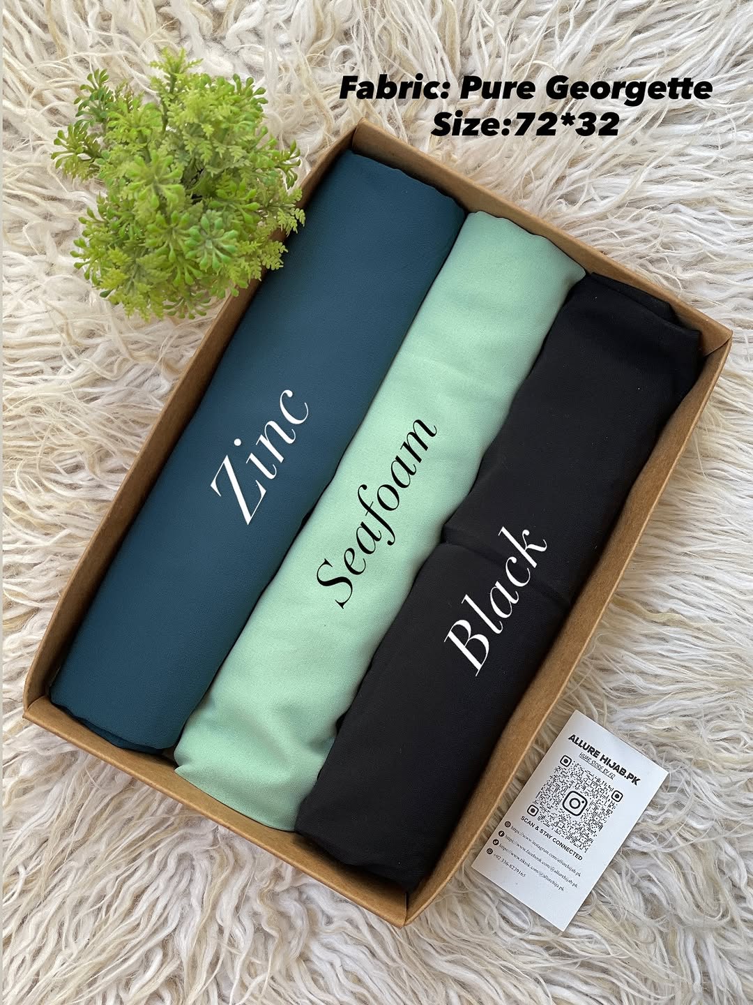 Gerogette hijab Combo