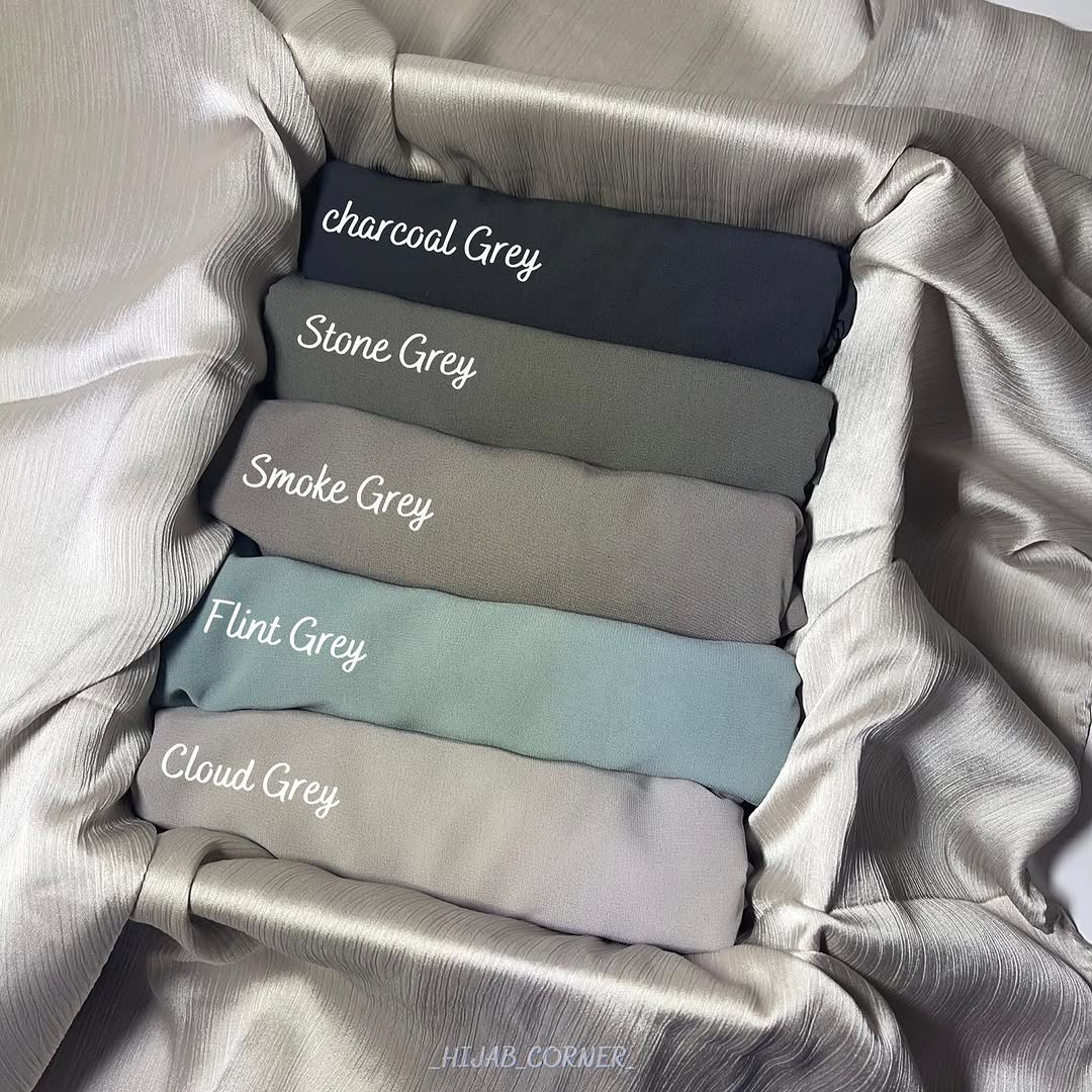 Georgette fresh premium hijab combs