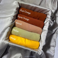 Premium chiffon yellow to orange hijab 5