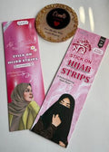 Stick-on Hijab strips combo