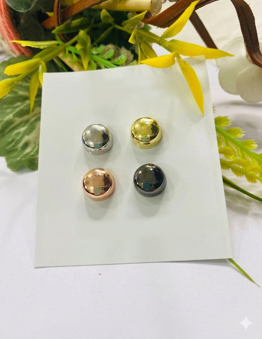 LUXURY GLOSSY SPHERE MAGNETIC PINS (SET OF 4)