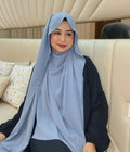 Denim georgette hijab