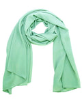 C green Georgette hijab