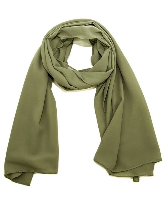 Green georgette Hijab
