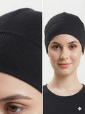 Premium Ribbed Cotton Hijab Underscarf Cap