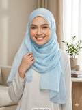 Luxury Crystal Glass Organza Shimmer Hijab