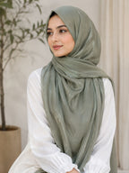 Luxury Crystal Organza Shimmer Hijab