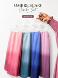 Premium Ombre Chiffon Hijab Combo Pack of 4