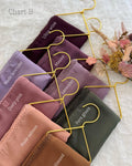 Premium Lace Border Chiffon Hijab Combo Pack of 8