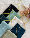 Premium Lace Border Chiffon Hijab Combo Pack of 8