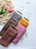 Premium Lace Border Chiffon Hijab Combo Pack of 5