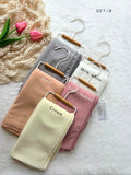 Premium Lace Border Chiffon Hijab Combo Pack of 5