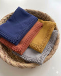 Premium Malaysian Heavy Chiffon Hijab with Crochet Lace Border