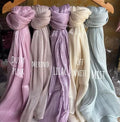 Premium Organza Hijab for Women | Luxury Shiny Party Wear Long Scarf Veil