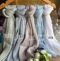 Premium Organza Hijab for Women | Luxury Shiny Party Wear Long Scarf Veil | Lightweight Breathable Elegant Shimmer Hijab Shawl
