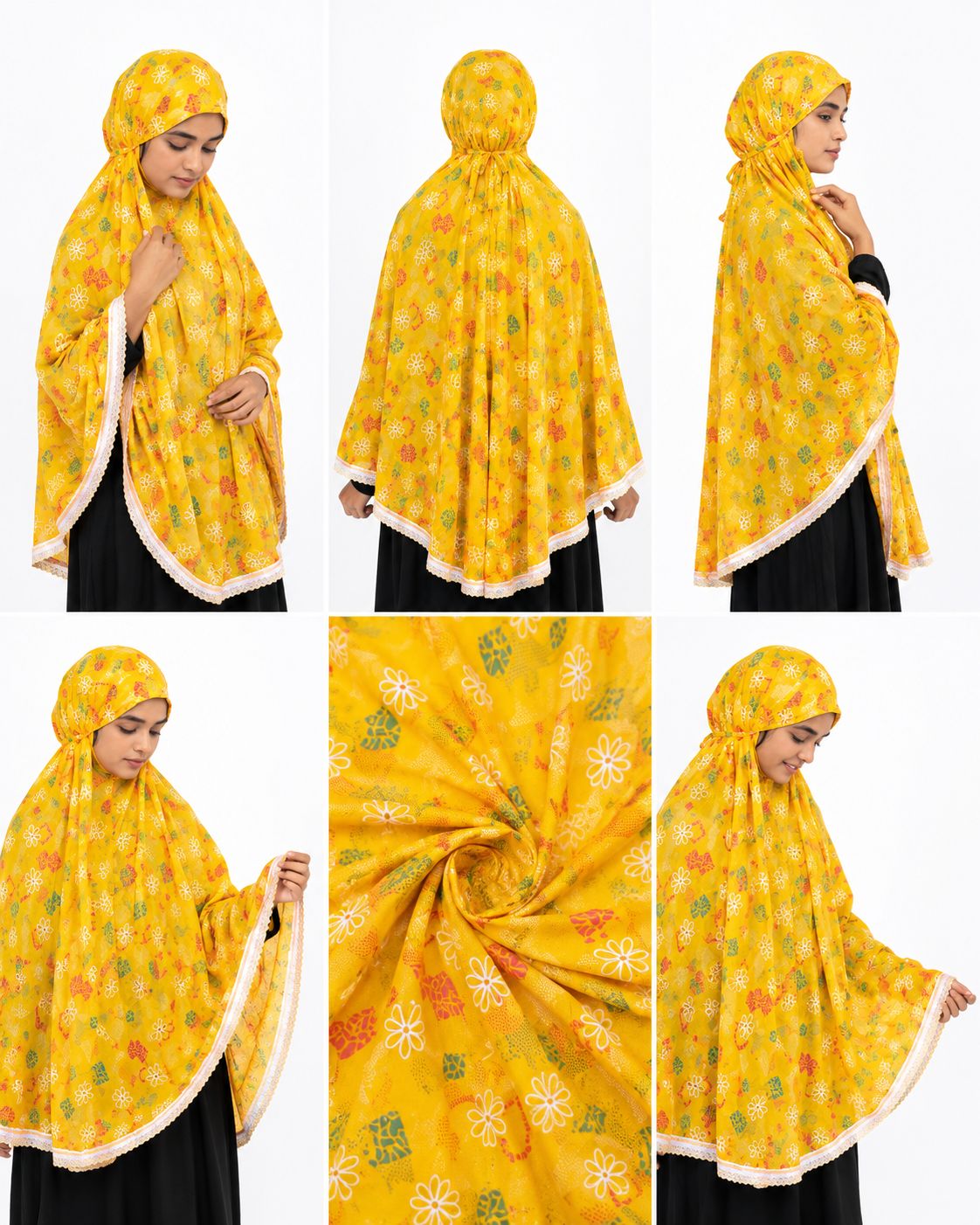Premium Printed Yellow  Makhni