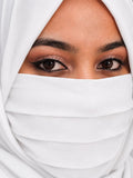 Premium white plane daily wear mask