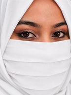 Premium white plane daily wear mask