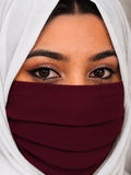 Premium Daily Wear Maroon Mask Comfortable and breathable coverage for wear