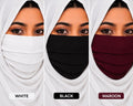 Premium soft-touch mask combo full coverage and comfortable for all-day wear