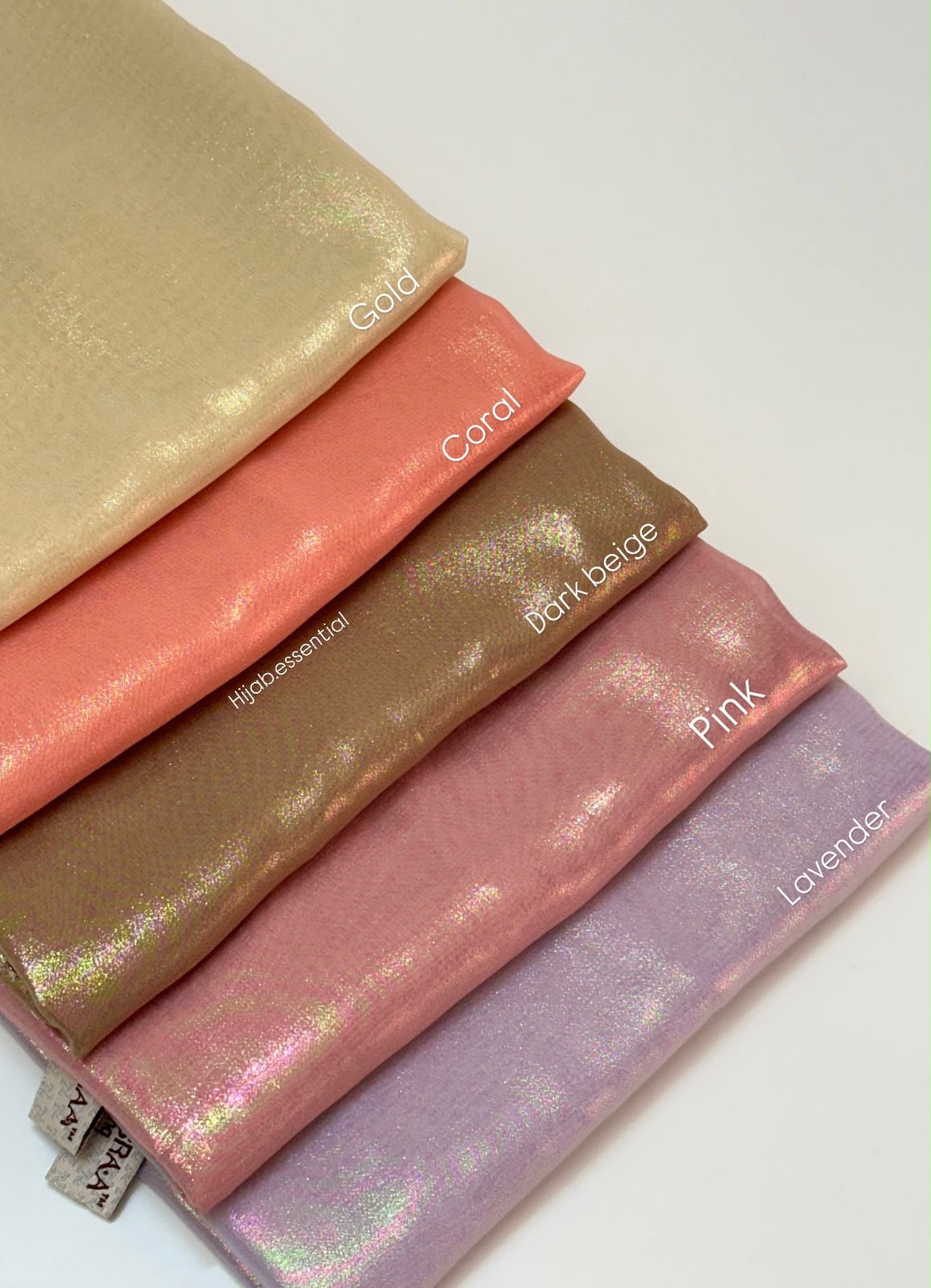 Premium georgette shimmer hijab combo pack-of-5