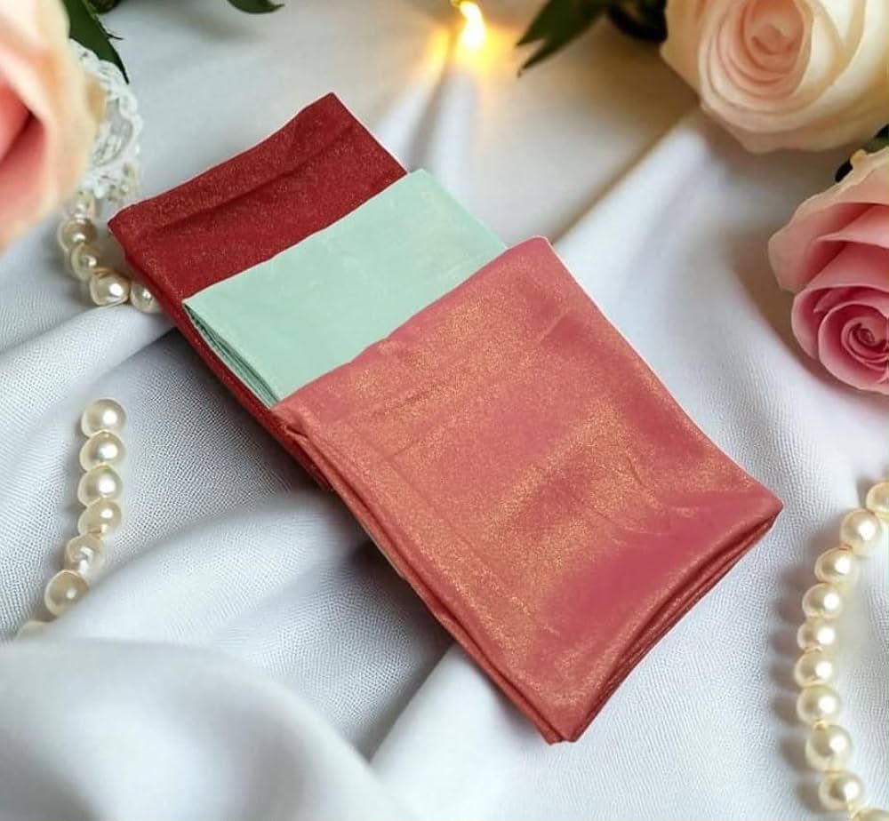 PREMIUM KOREAN GEORGETTE SHIMMER HIJAB FOR SPECIAL OCCASION PACK OF 3