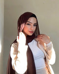 1076 Georgette single hijab