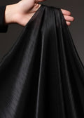 Premium Black Organza Silk Hijab – Soft, Elegant & Lightweight