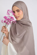 Premium Cotton Modal Hijab - December Sky