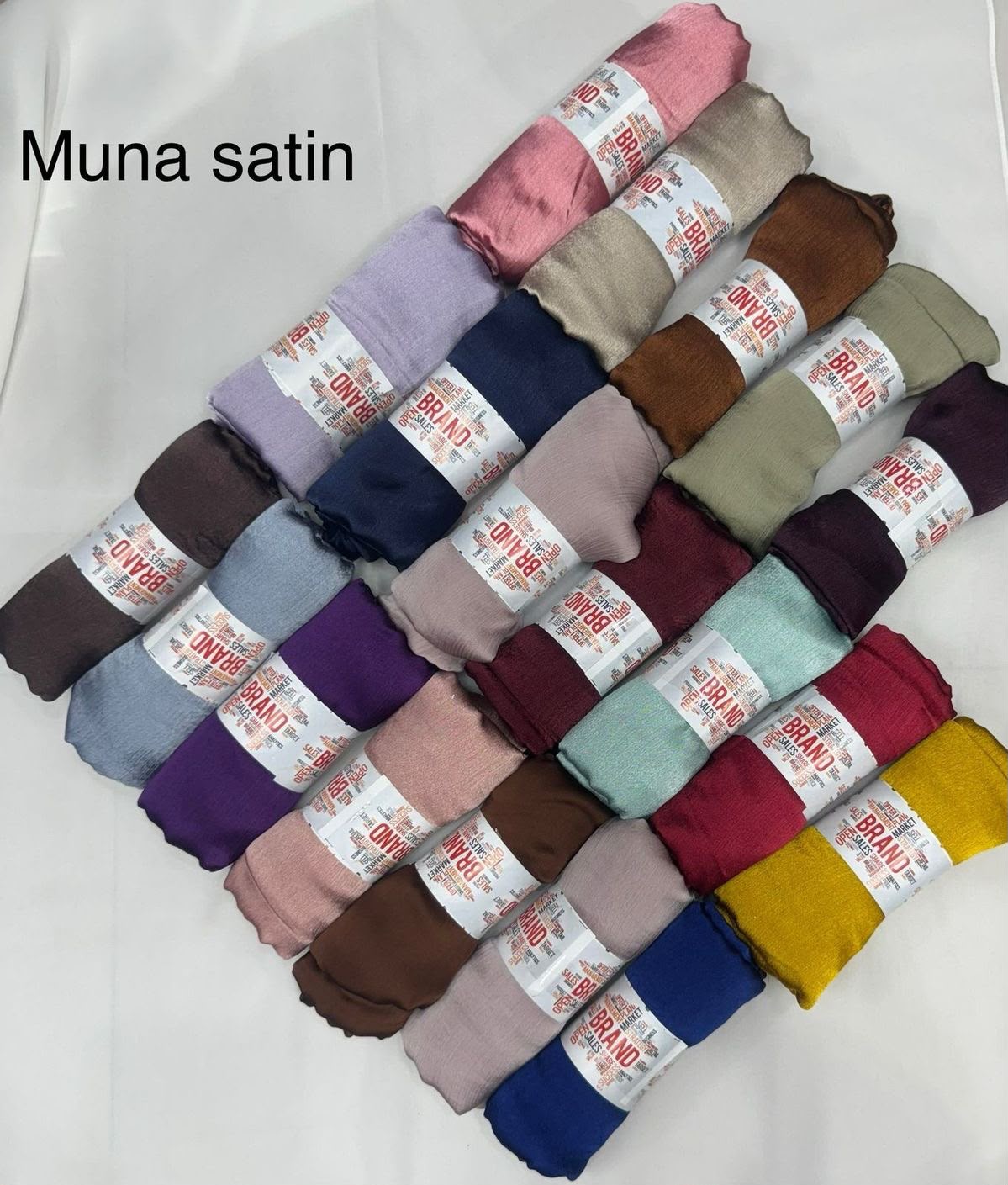 Premium muna satin pack of 19 perfect for creating dresses,kurtis & festive wear and fashion accessories