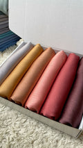 Premium muna satin hijab combo with a beautiful glossy finish hijab