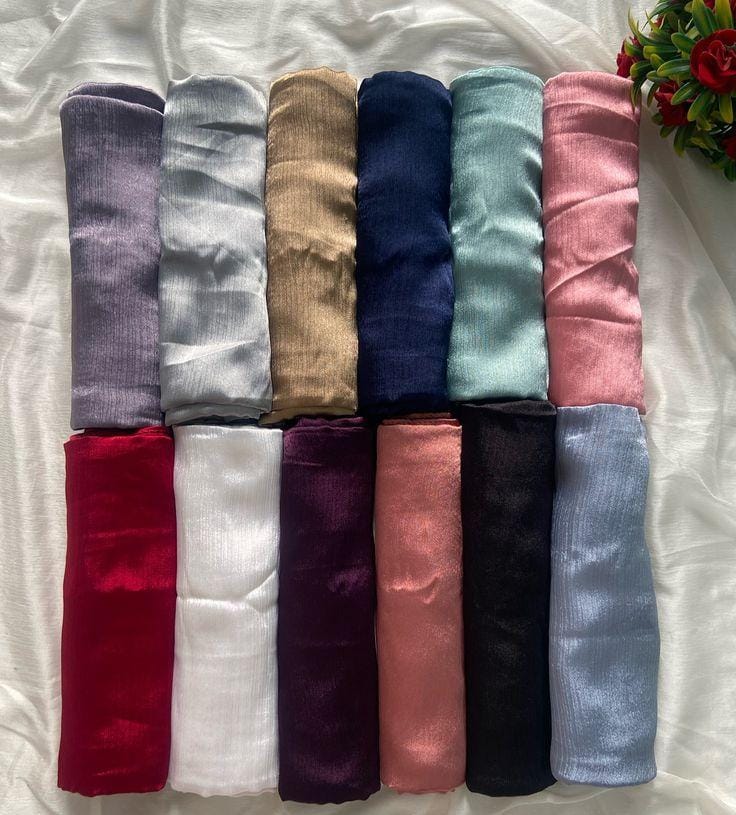 Premium Muna satin combo best quality satin fabric
