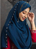 PEACOCK JHOOMAR LITE- INSTANT READY TO WEAR MAKHNI STYLE HIJAB