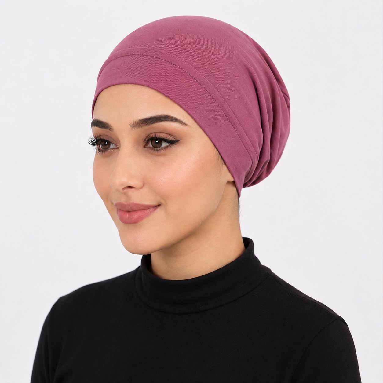 Premium Chiffon Inner Hijab Cap / Ready-to-Wear Slip-On Cap
