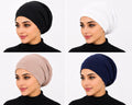 Seamless Chiffon Under-Cap Hijab Bonnet / Stretch Tube Cap