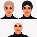 Seamless Chiffon Under-Cap Hijab Bonnet / Stretch Tube Cap