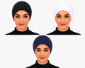 Seamless Chiffon Under-Cap Hijab Bonnet / Stretch Tube Cap