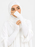 Premium Arm Sleeve-single piece white color everyday protective Handsleeves