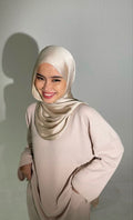 Premium Muna Satin Single Cream stylish look perfect for special occasions or everyday wear