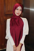 Premium Muna Satin Hijab Single stylish look perfect for daily wear